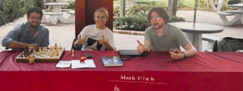Do you love mathematics?  Join FAU's Math Club!
